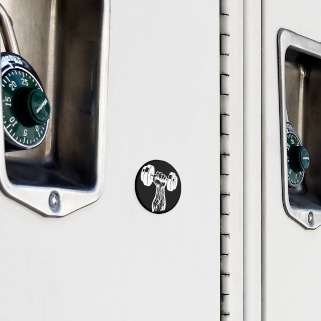 Power Grip Magnet Dumbbell  Veins Gym Mini Art (In Situ (Locker))