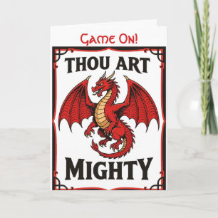Power in Defence Rugby Red Dragon Card