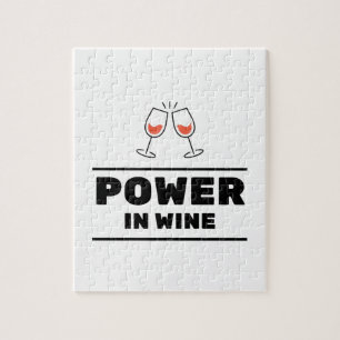 Power in wine jigsaw puzzle