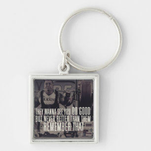 "Power lifting" Squat Motivational Key Ring