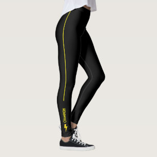 Power Lightning Energy Strength Champion Leggings