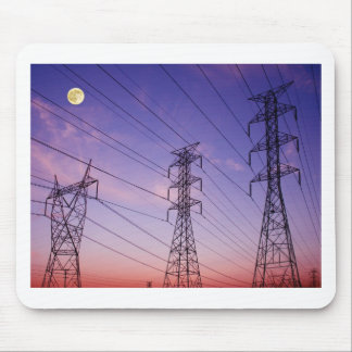 Power line triple mouse pad
