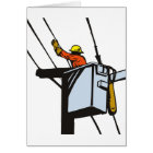 Power Lineman Electrician Electric Worker