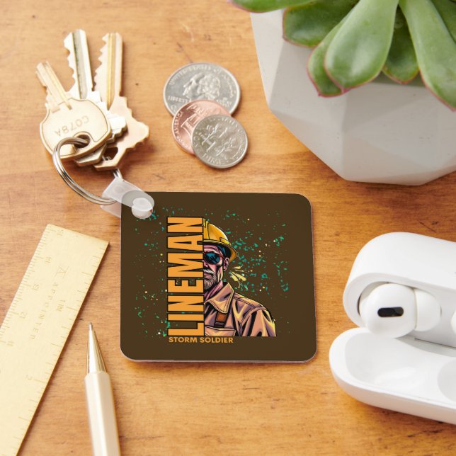Power lineman key ring (Desk)