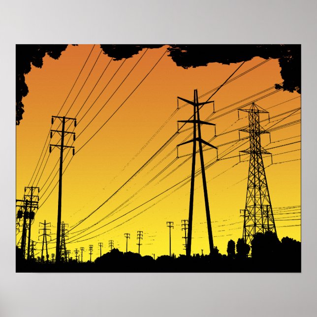 Power lines poster (Front)