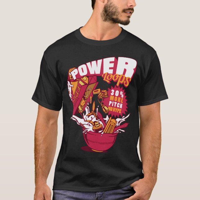Power Loops Drone Pilot T-Shirt (Front)
