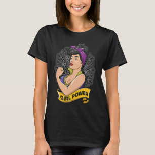 Power Mandala Girl International Women Day Feminis T-Shirt
