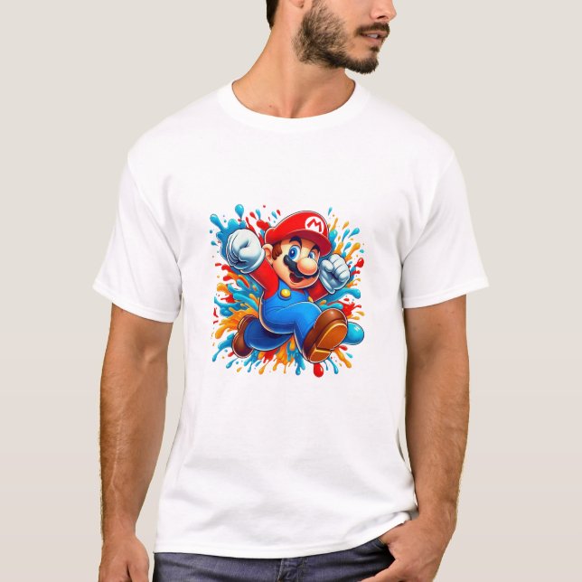 Power Mario T-Shirt (Front)