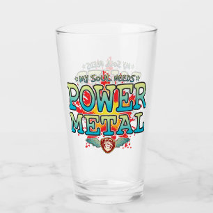 Power Metal Soul Glass Tumbler