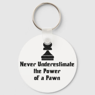 Power of a Pawn Key Ring