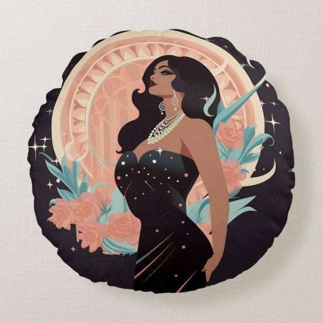 POWER OF BEAUTY #1 ROUND CUSHION (Front)