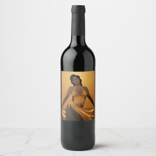 POWER OF BEAUTY #4 WINE LABEL (Front)