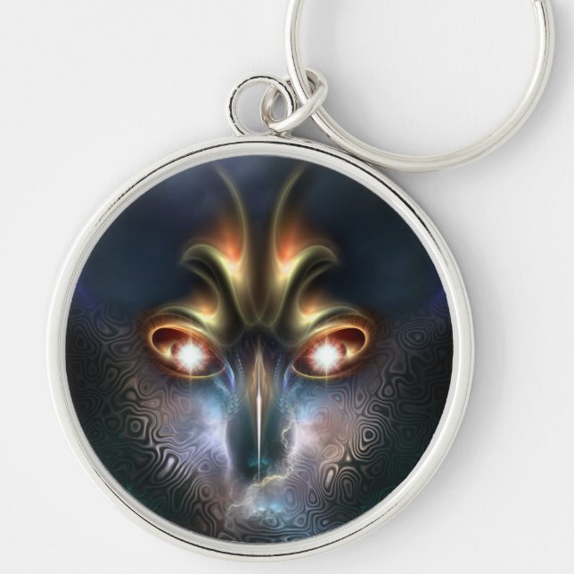 Power Of Elvgren The All Seeing Round Keychain (Front)