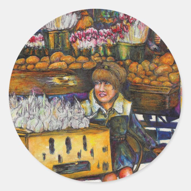 Power of Empathy Classic Round Sticker (Front)