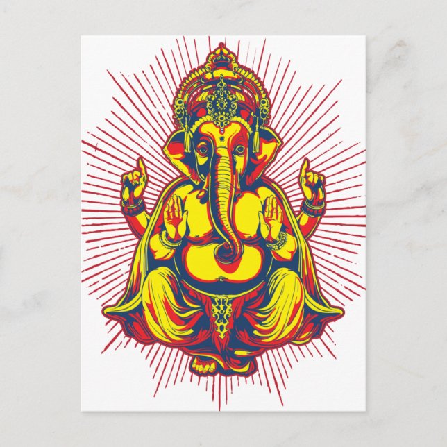 Power of Ganesh Postcard (Front)