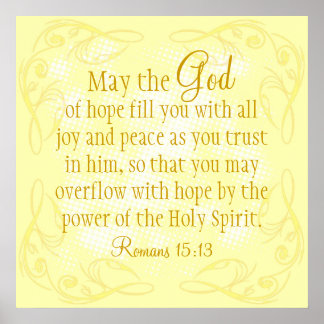 Power of Holy Spirit bible verse Poster