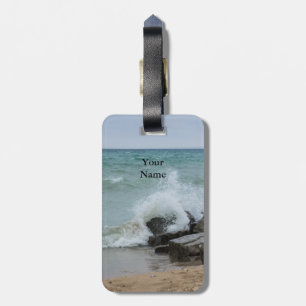 Power Of Lake Huron Luggage Tag