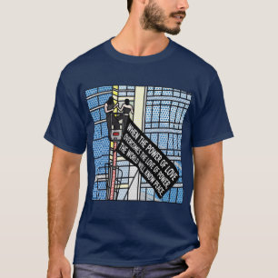 Power of Love Inspirational Peace Quote Comic T-Shirt