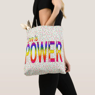 Power Of Love Tote Bag
