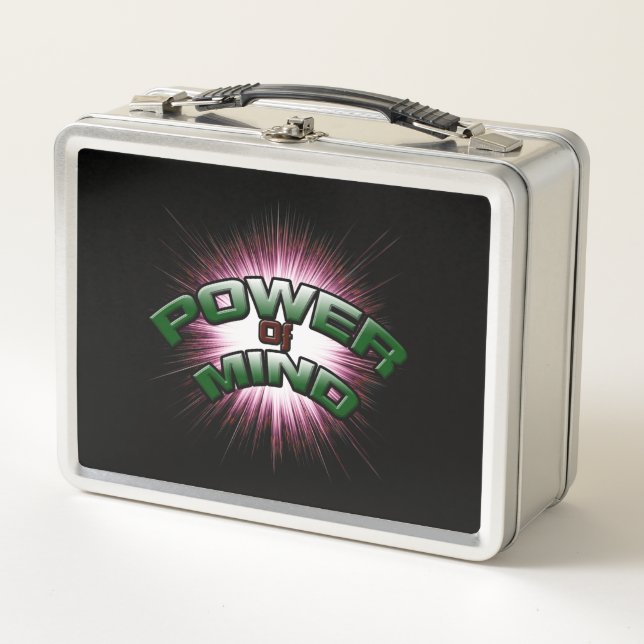 Power Of Mind Metal Lunch Box (Front)