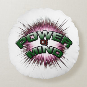 Power Of Mind Round Cushion