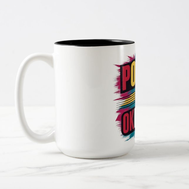 Power of Oklahoma Mug - State Pride Coffee Cup (Left)