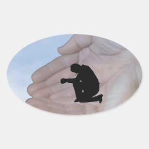 Power of Prayer Oval Sticker