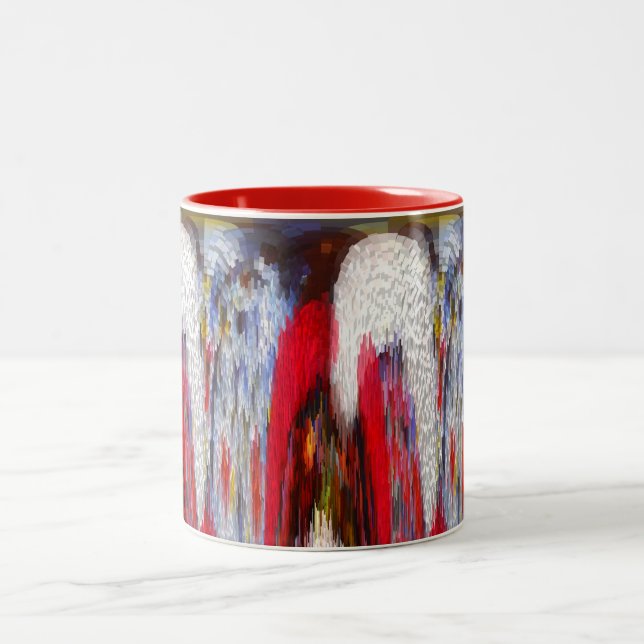 Power of snow Two-Tone coffee mug (Center)
