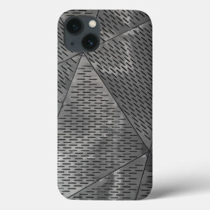 Power of steel construction Stainless Industrial iPhone 13 Case