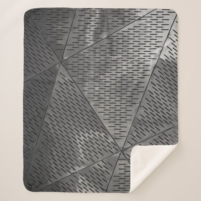 Power of steel construction Stainless Industrial Sherpa Blanket (Front)