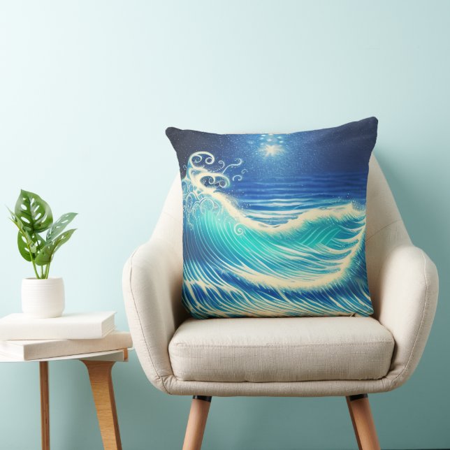 Power of the Blue Ocean Cushion (Chair)