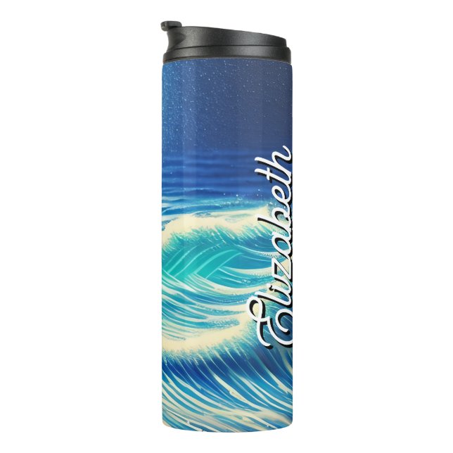 Power of the Blue Ocean Thermal Tumbler (Rotated Right)