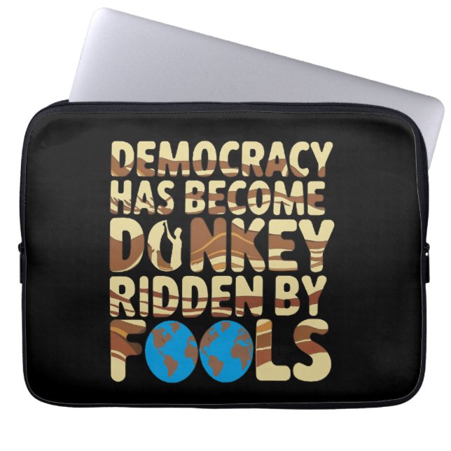Power of the Ignorant  Laptop Sleeve (Front)