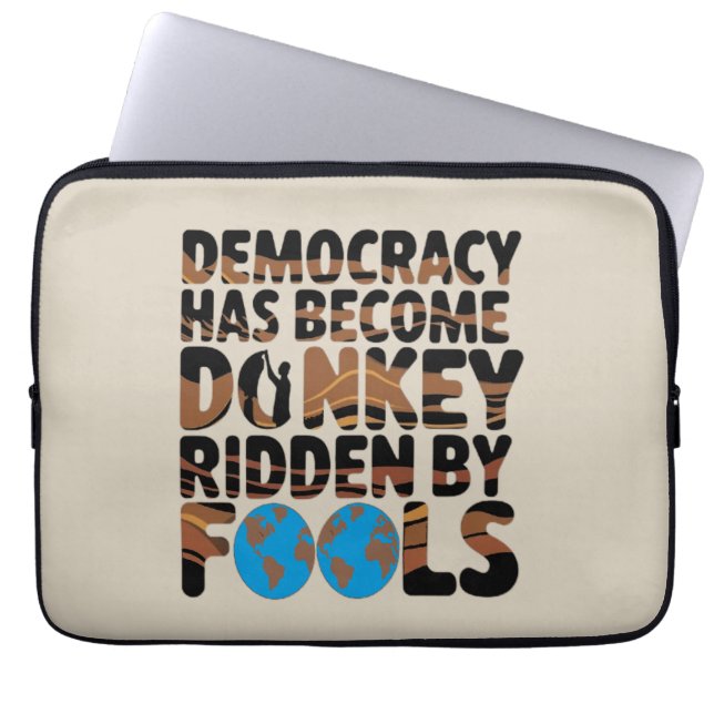 Power of the Ignorant  Laptop Sleeve (Front)