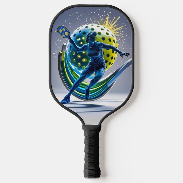  Power of the Mind – Pickleball Inspiration Paddle (Front)