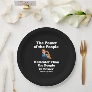 Power of the People Paper Plate