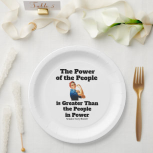 Power of the People Paper Plate