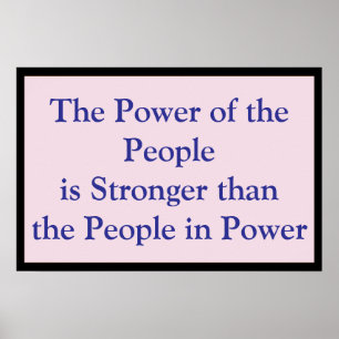 Power of the People Poster