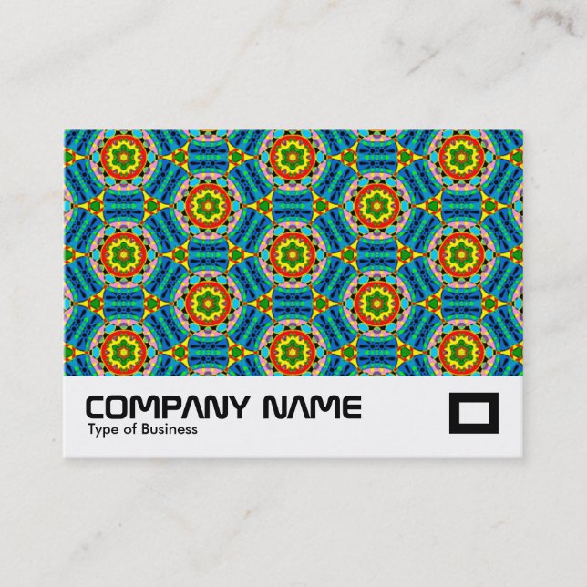 Power of Tin Toys Pattern Business Card (Front)