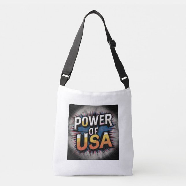 Power of USA Tote Bag - Patriotic (Front)