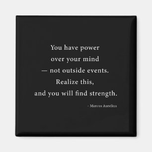 Power Over Your Mind Marcus Aurelius Stoic Philoso Magnet