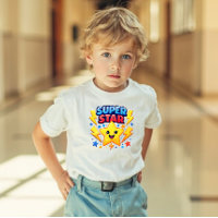 Power Pals™ Super Star Toddler T-Shirt – Cute & Bo