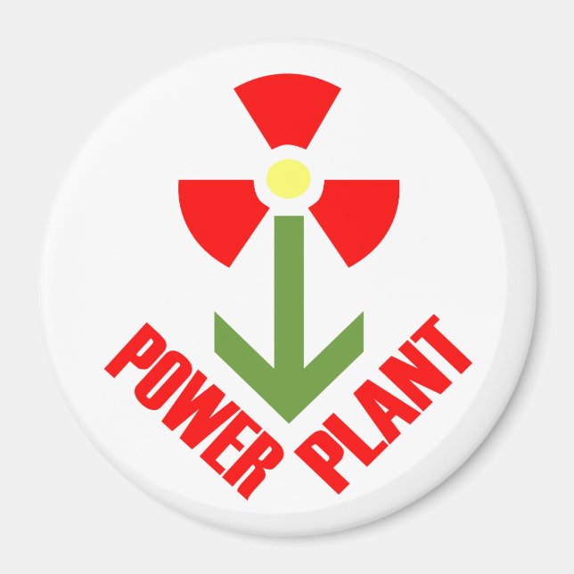 Power Plant Magnet (Plain) (Front)