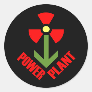 Power Plant Sticker (black)