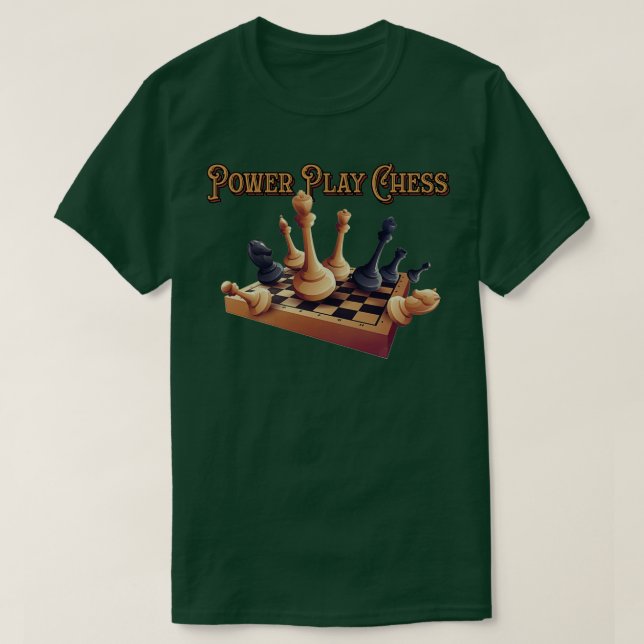 Power Play Chess 13  T-Shirt (Design Front)