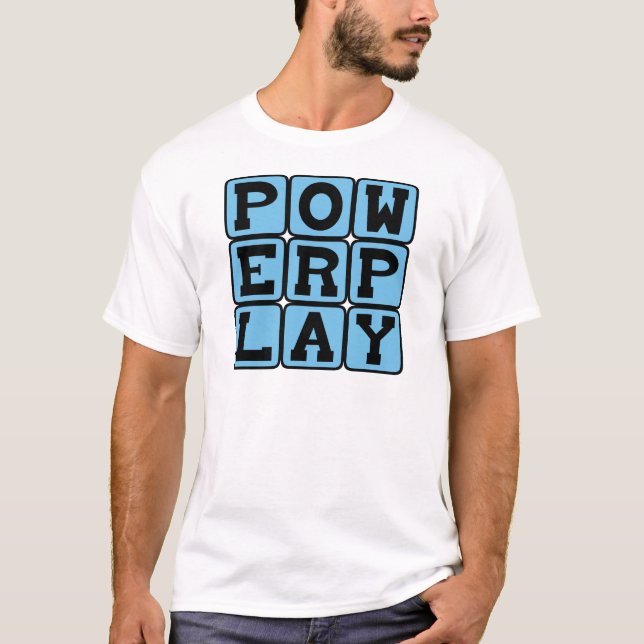 Power Play, Ice Hockey Opportunity T-Shirt (Front)