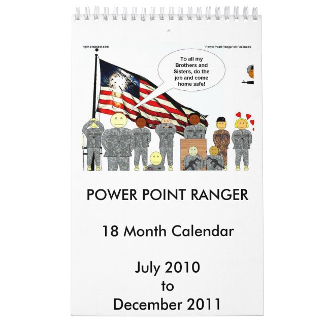 POWER POINT RANGER CALENDAR (Cover)