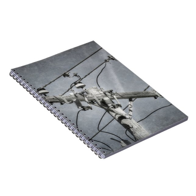 Power Pole Crossarm Notebook (Right Side)