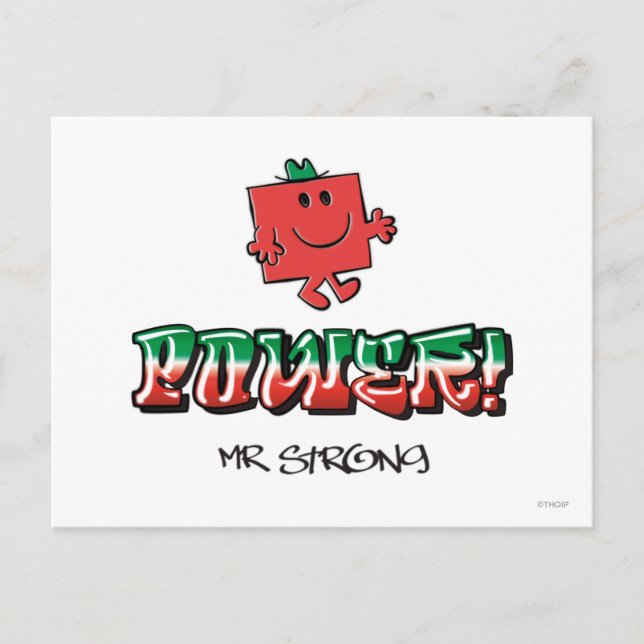 Power! Postcard (Front)