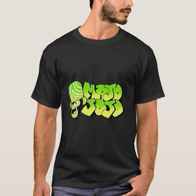 Power Puff Mojo Jojo Street Evil Hood Graffiti T-Shirt (Front)